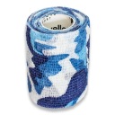 Samolepiaca stabilizačná súdržná bandáž YellowBAND 7,5 camo modrá