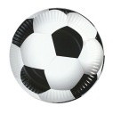Taniere Papierové Taniere Futbal 18 cm 6 ks