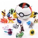 Pokemon Pokeball Set + Figúrka Rôzne typy Prekvapenie pre deti