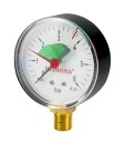 TLAKOMER vertikálny radiálny 63mm 6bar 1/4''