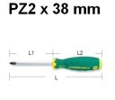 PZ2 x 38mm krížový skrutkovač D71Z238 Jonnesway