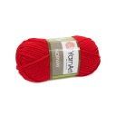 100g hrubá akrylová priadza YarnArt Norway červená 41
