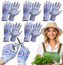 5x V2 ZÁHRADNÉ PRACOVNÉ RUKAVICE OCHRANNÉ DÁMSKE RUKAVICE FARBA 5 párov MIX.