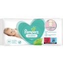 Zvlhčujúce obrúsky pre bábätká 52 KUSOV PAMPERS SENSITIVE