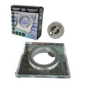 SKLENENÉ STROPNÉ SVETLO HALOGÉNOVÉ S LED pásikom IP20 + GU10 Master Led