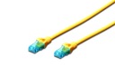 Patchcord U/UTP 5e Digitus RJ45 / RJ45 3 m žltý