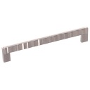Nábytková úchytka WAVE INOX / SATIN, rozmer 160 mm