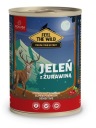 Feel The Wild jeleň s brusnicami mokré krmivo 400 g