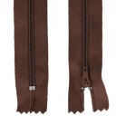 ŠPIRÁLOVÝ Zips #3 TENKÝ - 18 CM - HNEDÝ