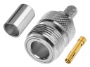 N 50Ohm zásuvka krimpovaná pre kábel H-155