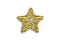Nažehľovacia termo náplasť, trblietavá hviezda, 3,5 cm