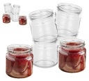 Poháre na med, zaváraniny, sada 12 kusov, objem 200 ml