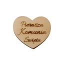 Srdce s gravírovaním pre anjela SRDCE, preglejka, 5 ks