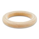 Drevený krúžok FOR MACRAME závesová tyč 49/33mm 1 ks