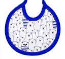 BIB MIX podbradník, chlapčenské farby KLEKLE