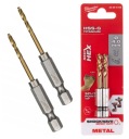 MILWAUKEE SHOCKWAVE HEX RED HSS-G CÍNOVÉ VRTÁKY 4mm
