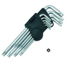 DLHÉ KĽÚČE TORX T-10-15-20-25-27-30-40-45-50 CV