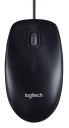 LOGITECH M90 drôtová myš, optický senzor 1000 DPI, čierne kancelárske USB