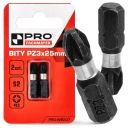 Nárazový bit PZ3 Nárazový bit 25mm | Nárazový bit pre skrutkovač 2 ks.