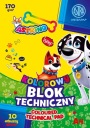 Technický blok A4/10 farebný 170g Astra 106021014