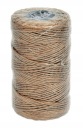 Ľanové nite, šnúrka, šedá prírodná, 100g