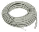 Patchcord RJ45/15-GREY UTP cat.5e sivý 15m
