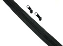 Zips Zipsová PÁSKA 5mm 5m +10 strojov ČIERNA