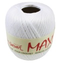 MAXI šnúra 100% Bavlna 100g / 565m - BIELA