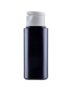ČIERNA EKO HDPE FĽAŠA 50ml FLIP TOP WHITE MAT