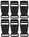 Plastová pracka na opasok 2cm 20mm - 6 ks