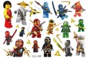 Odnímateľné tetovania pre deti LEGO NINJAGO CG399