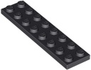 LEGO PLATE 2X8 ČIERNA ČÍSLO 3034
