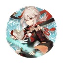 Kolík Genshin Impact Kaedehara Kazuha 58mm, darček pre fanúšika