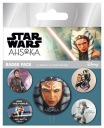 Star Wars Star Wars Ahsoka kolíky na batoh Sada 5 kusov