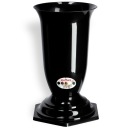 VÁZA NA HODNOTY NA CINTORÍNSKÝ NÁHROB ČIERNA 23cm