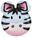 ZEBRA PAPIEROVÉ NARODENINOVÉ TANIERE 24cm 6 kusov