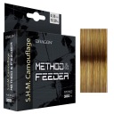 S.H.M.Camouflage Method&Feeder vlasec 0,25mm/7,00kg kamufláž/4-farebné svetlo 300m