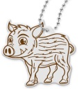 PRÍvesok na kľúče REFLEXNÝ PRÍVESEK BOAR
