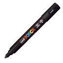 Popisovač Uni Posca PC-5M s plagátovou farbou - ČIERNA