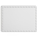 biely základný košík dno 25x34cm HDF obdĺžnik