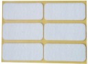 PLSTENÉ PODLOŽKY na stoličky, nábytok, stoly, BIELE, samolepiace, 25 mm x 60 mm