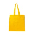 Žltá bavlnená taška s potlačou