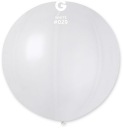 GIANT balón, kovová biela guľa, 65 cm