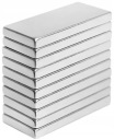 Silný plochý neodymový magnet 8x4x2mm 10ks