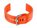 Gumový remienok na smart hodinky 20mm - oranžový