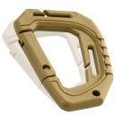 TAKTICKÁ KĽÚČENKA D-HOOK ABS M-TAC COYOTE BROWN