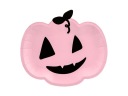 HALLOWEENSKÉ OZDOBY TANIERE, RUŽOVÉ TEKVICE, 6 kusov