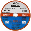Nerezový kovový rezací kotúč inox 230 x 2,0 INTER KERT