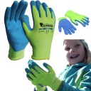 RUKAVICE POTAHOVANÉ ZÁHRADNÉ RUKAVICE PRE DETI DETI DO ZÁHRADY veľkosť 4