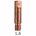 MIG MAG M6 CURRENT END, dĺžka 25mm 1,6mm; 1 kus